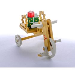 Toy Christmas tree "Children's bike with trunk" 290-3 Star