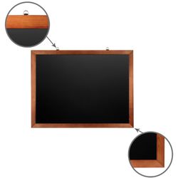 The chalk Board magnetic (60x90 cm), black painted hardwood frame, Russia, BRAUBERG