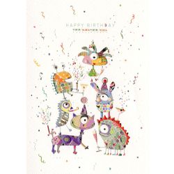 TURNOWSKY / Postcard "Birthday of Monsters"