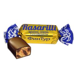 Candy "Rasarili" with peanuts / peanuts, raisins, dried fruits