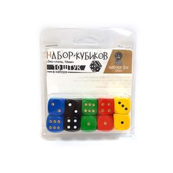 GamesDealer / Set of cubes "Eco-style", blister, 10 pcs