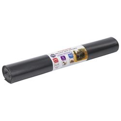 ЛАЙМА / Garbage bags 240 l, black, 5 pcs per roll, LDPE, 80 microns, 90x140 cm (± 5%), extra strong