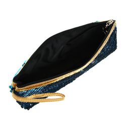 Сималенд / Pencil case for school with a zipper "Sequins"