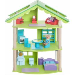 Wooden doll house "Fiolent"