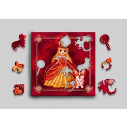 Mr. Puzz / Holzpuzzle "Britische Prinzessin"