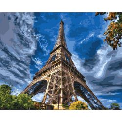 Опт-картина / Pintura por números 40x50 Torre Eiffel