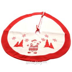 Kaemingk / Gonna per albero di Natale Babbo Natale 90 cm