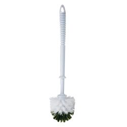 ЛЮБАША / Toilet brush without stand, plastic, white-green