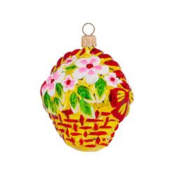 Ёлочка / Christmas toy "Basket", 3 pieces