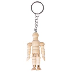 BRAUBERG / Keychain "Human Mannequin" ART "CLASSIC" wood, height 7 cm
