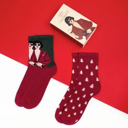 KAFTAN / Set of women's socks "Lady" s. 36-39, 2 pairs
