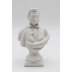 Дулёвский фарфор / Sculpture "Pushkin A.S.", author Brzhezitskaya A.D., 1 category