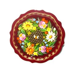 Сувениры из Н.Тагила / Souvenirs from N. Tagil / Tray "Baroque. Spring", 19 cm
