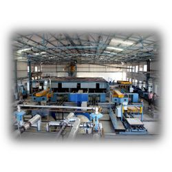 Production of aerated concrete (foam concrete) block