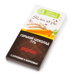 Chocolat au son et fibre de carotte
