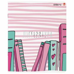 Альт / Notebook subject GIRLS ONLY 48 sheets, Soft Touch, foil, REFERENCES, line / 10 pcs.
