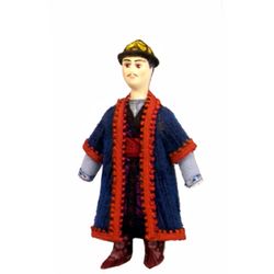 Потешный промысел / Boneca de lembrança "Traje urbano masculino tártaro, meados do século 19"