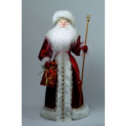 Потешный промысел / Porcelain souvenir doll "Fairy-tale character. Santa Claus"