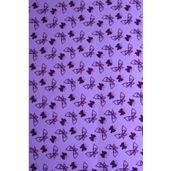 Sheet Tamarana for creativity "Butterflies on purple background"