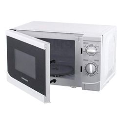HORIZONT 20MW700-1378B microwave oven, 20 litre volume, 700 watt power, mechanical control, white