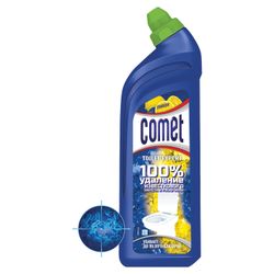 Средство для уборки туалета 700 мл COMET "Лимон", дезинфицирующее