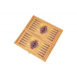 GamesDealer / Backgammon + Brouillons "Syria Violet" médium (Russie, bois, 50x25x4 cm)