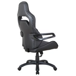 Computer chair BRABIX "Nitro GM-001", fabric, eco-leather, black