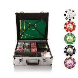 GamesDealer / 600 fiş için Royal Flush poker ve blackjack seti