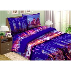 ВладЛен / VladLen / Bed linen from poplin Russian "New York"
