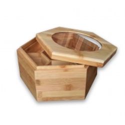 Wooden gift wrap