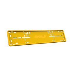 Silicone frame license plate for car