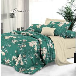 ВладЛен / VladLen / Bed linen from satin "Malachite"