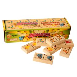 Пелси / Domino for children "Pets", 28 elements