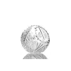Гусевской Хрустальный завод / Crystal vase-basket "Ball" small colorless