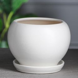 Керамика ручной работы / Flower pot "Ball" 2 l