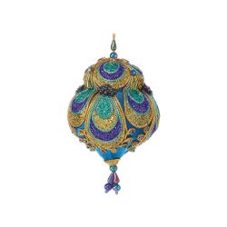 Kurts Adler / Noel ağacı süslemesi "Peacock Luxury. Soğan", 8 cm