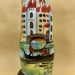 Porcelain figurine "Cat Venice"