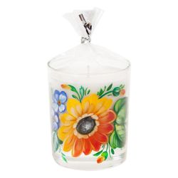 Жостово / Scented candle "Sunflower" with natural wax