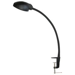 TransVit / Tischleuchte "Vesta S16", auf Klemme mit flexiblem Standfuß, LED, 7 W, schwarz