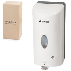 Distribuidor para sabonete líquido SENSOR KSITEX, FILLER, branco, 1,2 l, plástico resistente a impactos