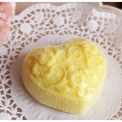 Milotto / Soap "Yellow Knitted Heart"