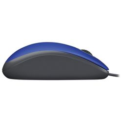 LOGITECH / Wired mouse M110, USB, 2 buttons + 1 wheel-button, optical, blue