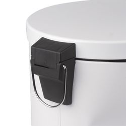 ЛАЙМА / Pattumiera (cestino della spazzatura) con pedale "Classic", 12 l, bianco, lucido, in metallo, con cestino interno estraibile