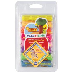 The plasticine plant-based JOVI (Spain), 8 colors, 120 g, neon