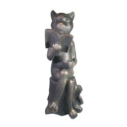 Ремеко / Figura decorativa "Gatto Anfisa" (nero) L21W17H41