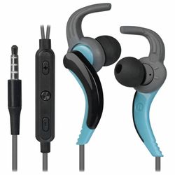 DEFENDER / Earphones with microphone (headset) OutFit W765, wired, 1.5 m, gray with blue