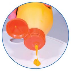 BEAM / Gouache art 1 pc. "Classic", 500 ml, light yellow, plastic bottle, dispenser