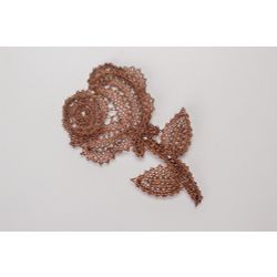 Lace brooch a wild rose