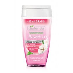 Two-phase make-up remover sensitive eyes fragrance COTTON, BIELENDA, 140мл