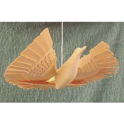 The bird of happiness wood diameter 20 cm flat